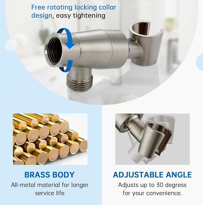 G-Promise Metal Shower Head Holder - Image 4