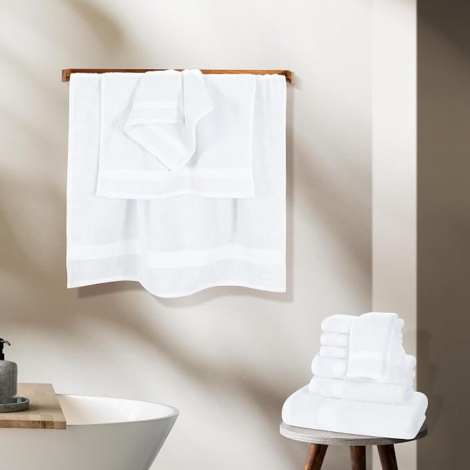 GLAMBURG Ultra Soft 24-Piece Towel Set - Image 4