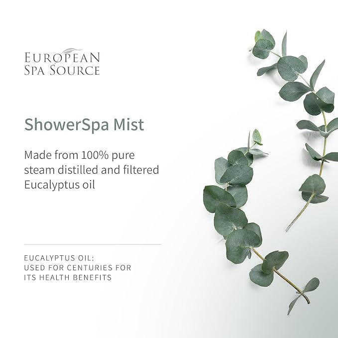 European Spa Source Jasmine + Eucalyptus ShowerSpa Mist Spray - Image 4