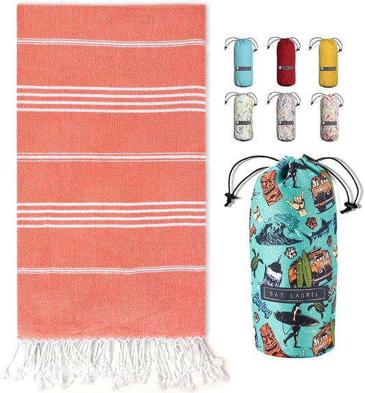 BAY LAUREL Turkish Beach Towel by BayLaurel