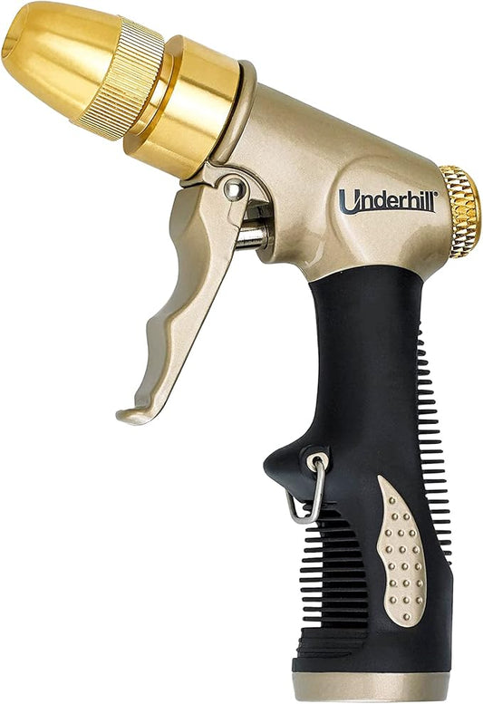 Underhill Prospray Gold Series Garden Water Hose Gun Nozzle Sprayer Head by Underhill