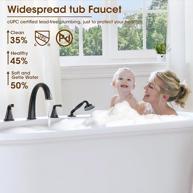 High Flow Roman Tub Faucet - Image 3