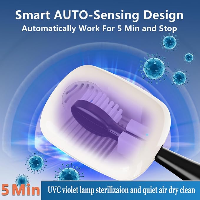UV-C Toothbrush Cover Case and Holder Electric Travel Toothbrush Cover - Image 3