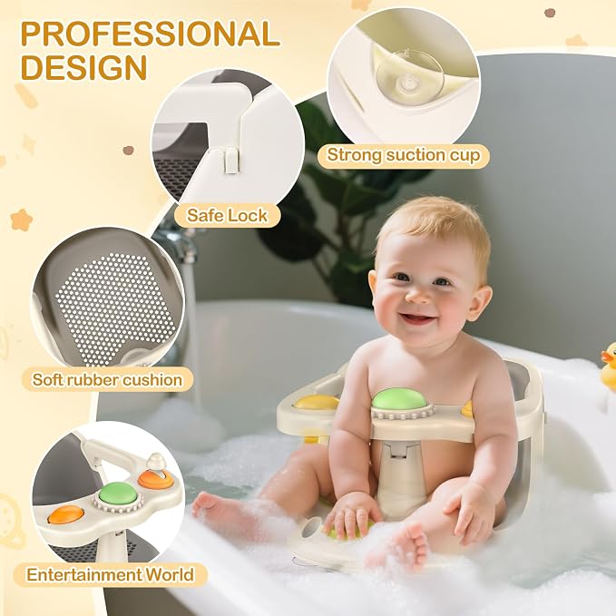 Baby Bath Seat for Babies 6 Months & Up - Image 3