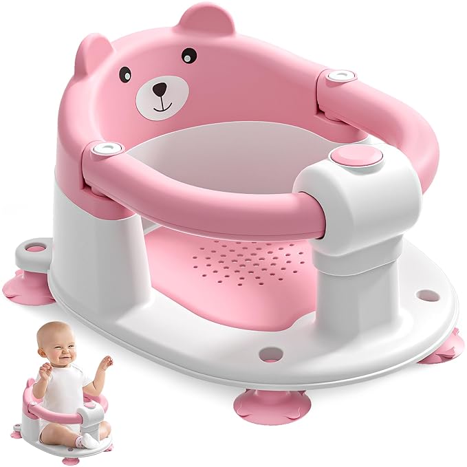 Baby Bath Seat for Babies 6 Months & up, Non-Slip Toddler Bath Seats for Babies by Himold