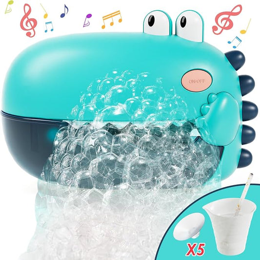 Lehoo Castle Toddler Bath Toys, Bath Bubble Machine, Dinosaur Bath Toys by LehooCastle