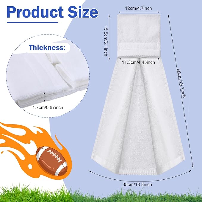 Shimeyao 2 Pcs Cotton Sports Football Towel - Image 2