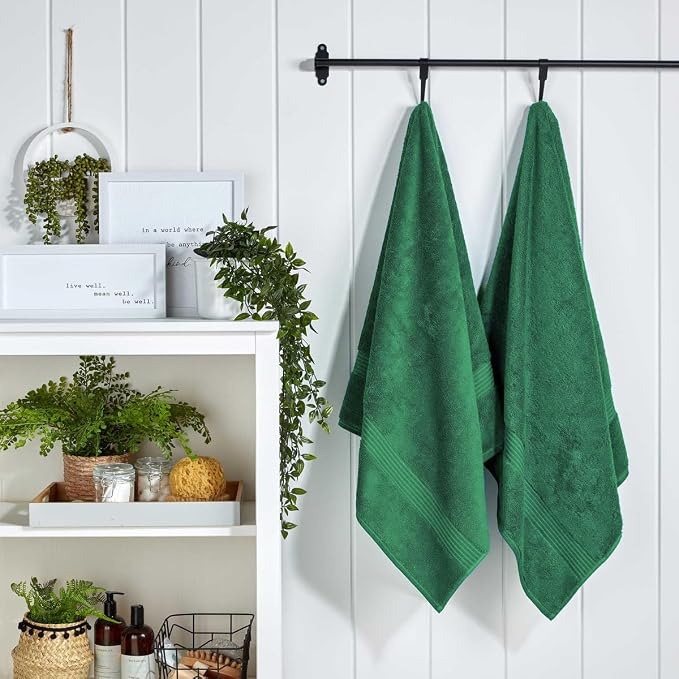 Christy Supreme Hygro Family Towel Set | Spruce Green | 100% Luxury Supima - Image 4