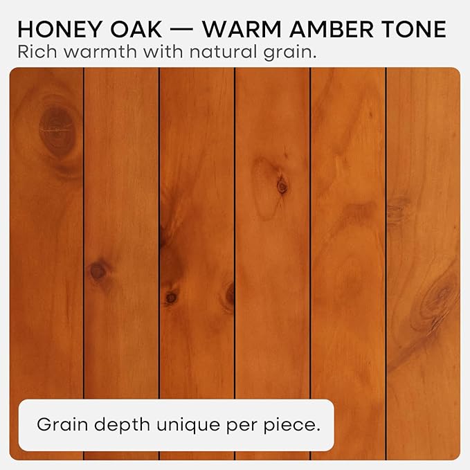 Homeforia Floating 60 inch Oak Shelves, High End Solid Real Wood 60inch - Image 7