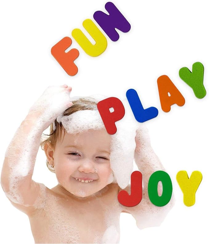 BabyBibi 36 PCS Stick-On Foam Bath Letters and Numbers - Image 5