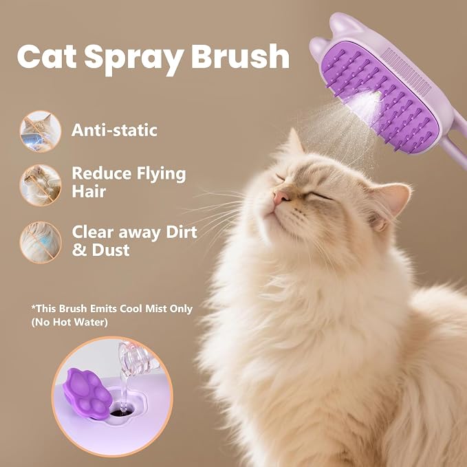 Rechargeable Cat Steam Brush - Image 2