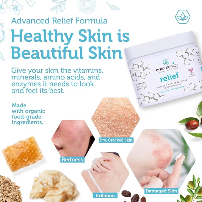 Era Organics Eczema, Psoriasis & Dermatitis Moisturizer Cream - Image 3