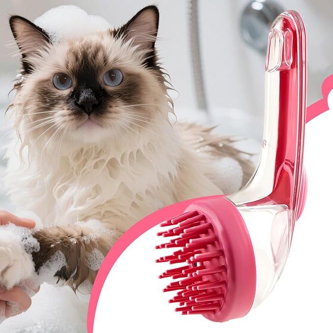Pet Bathing Brush – Gentle Dog And Cat Scrubber - Image 8
