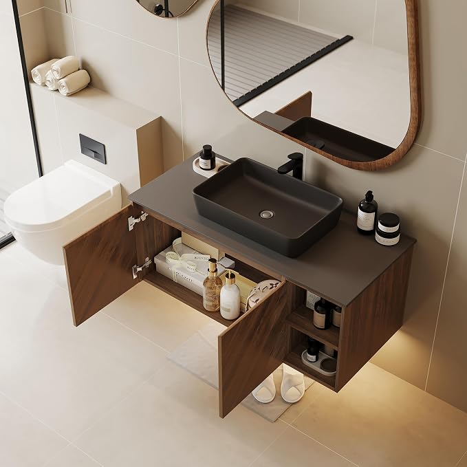 36'' Floating Vanity Bathroom, Single Bathroom Vanity - Image 3