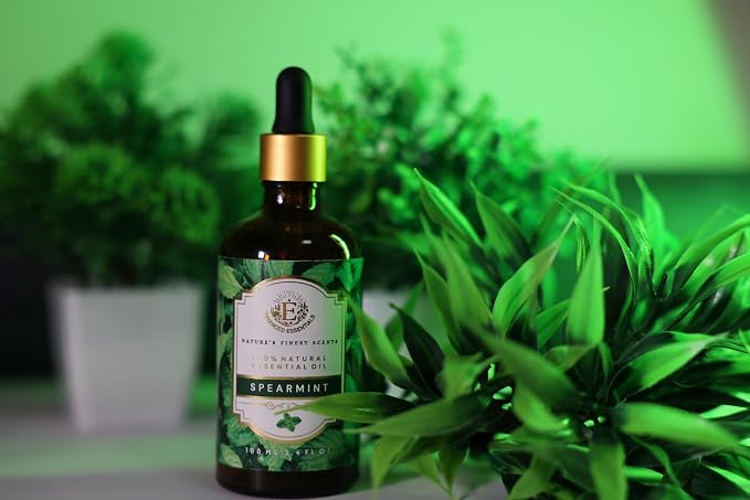 Luxurious Spearmint Essential Oil by Enhanced Essentials|with Dropper|Slow - Image 3