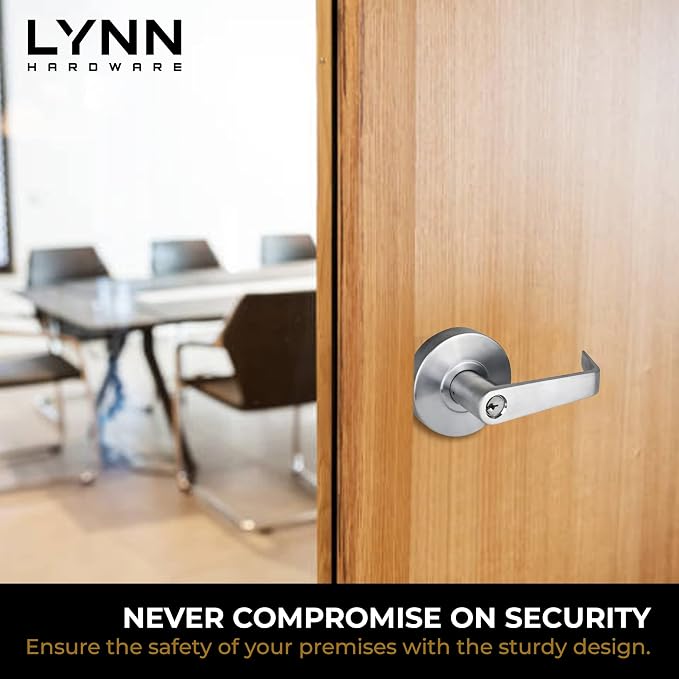 LYNN HARDWARE Commercial Door Lever Lock - Image 4