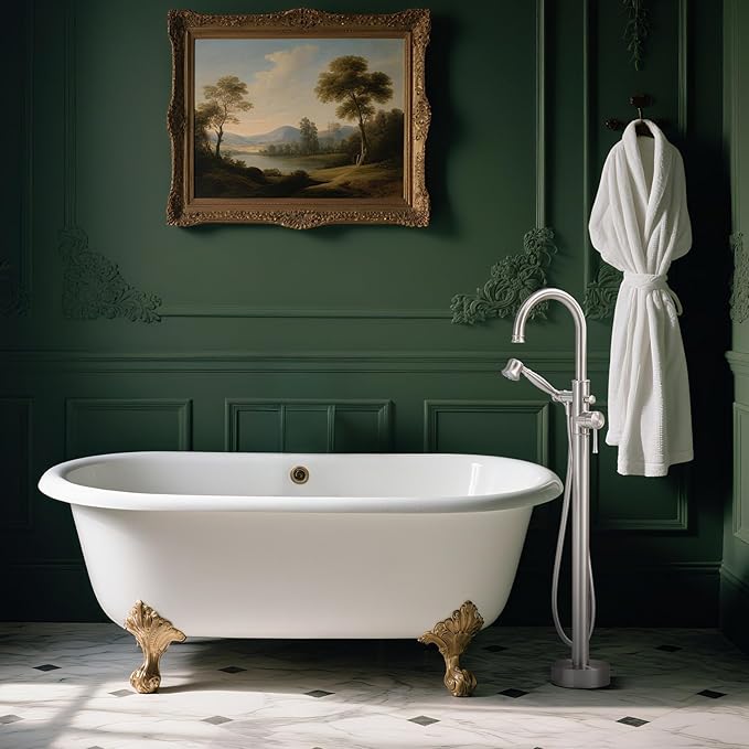 Free Standing Tub Faucet, Wintap Classic Freestanding Bathtub Faucet - Image 2