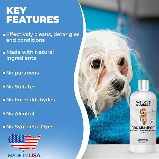 Dog Shampoo, Conditioner & Detangler - Image 2