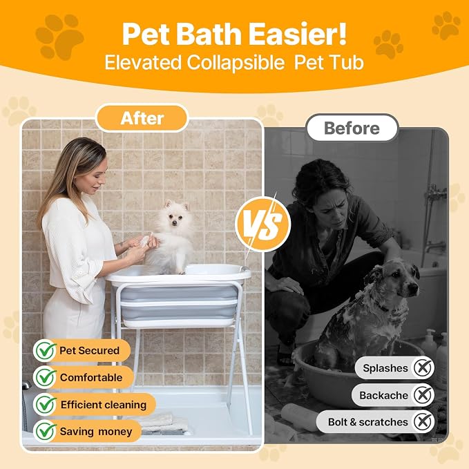 2 in 1 Dog Bath Tub Dog Washing Station - Image 4