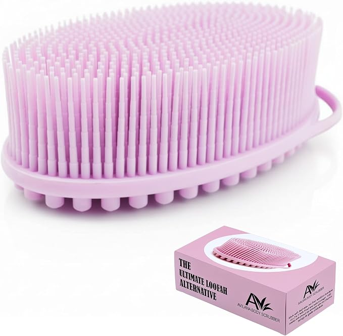 Silicone Body Scrubber for Shower by Avilana