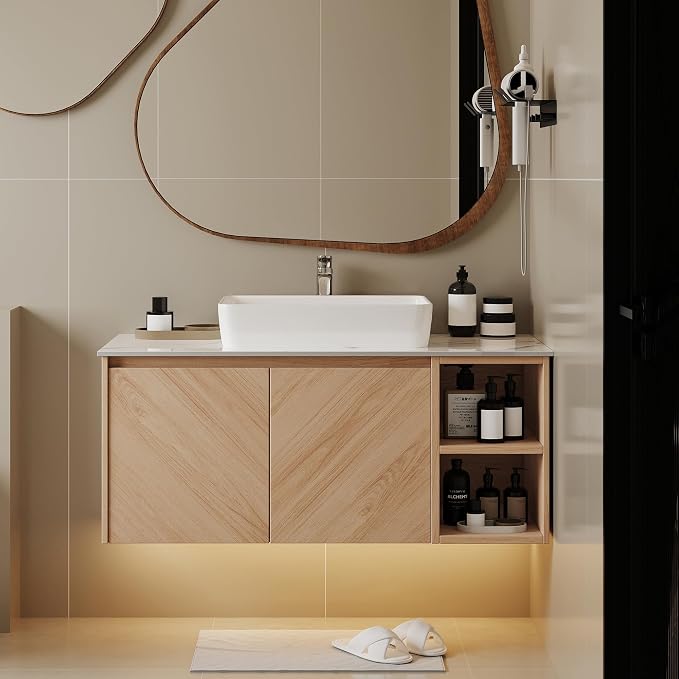 36'' Floating Vanity Bathroom, Single Bathroom Vanity by VAFONFURNITURE