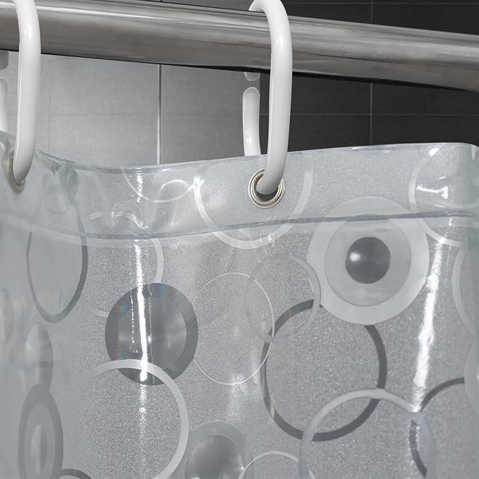 AooHome 96 inch Long Shower Curtain Liner - Image 6