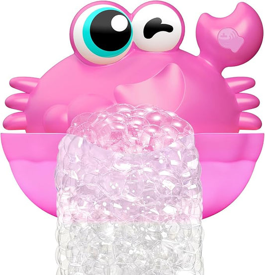Bath Toys for Kids Ages 1-3, Light Up Baby Bath Toys Crab Bubble Maker by Unknown