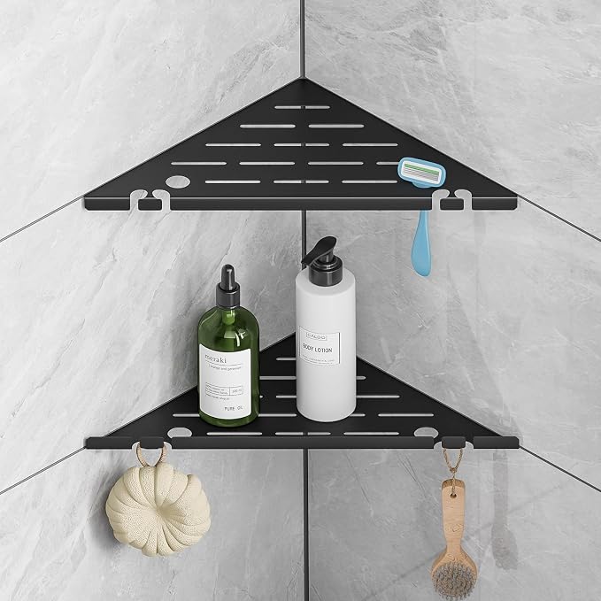 Shower Corner Shelf Organizer Rack by HBXS