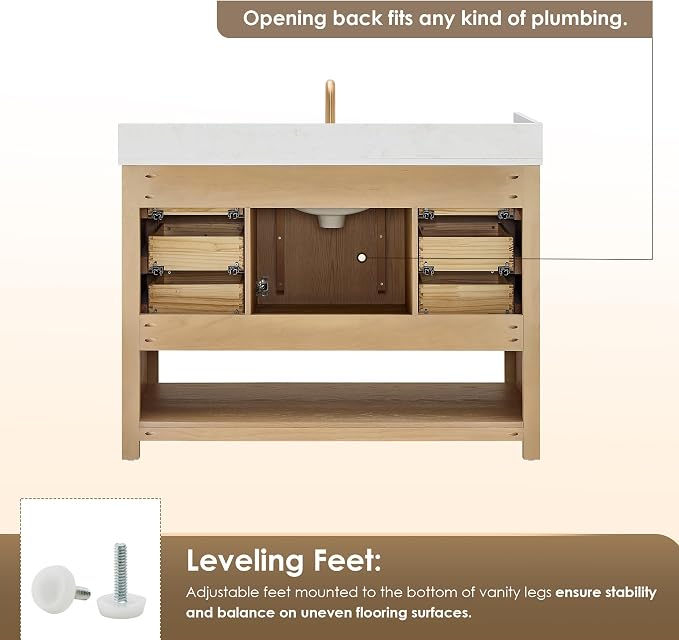 ALTAIR 48 Inch Bathroom Vanity - Image 9
