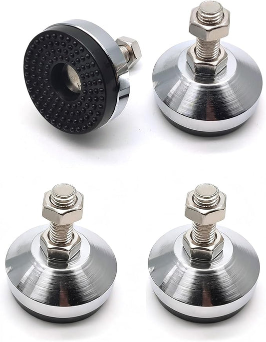 Leveling Feet, D60xM12x50 Leveler Feet Heavy Duty 1300 Lb Capacity Black Carbon by Susenya