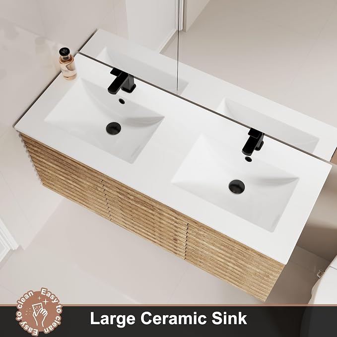 LUCKWIND 48" Floating Bathroom Vanity - Image 5