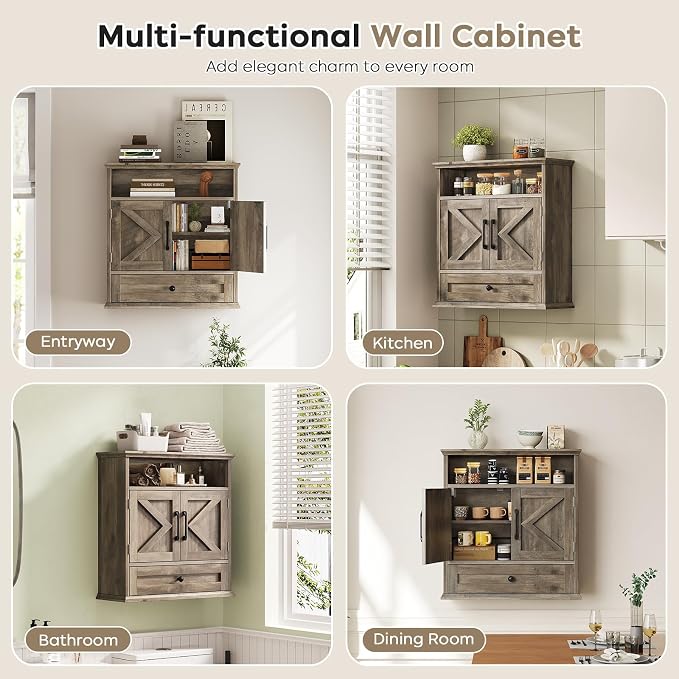 Bathroom Wall Cabinet, Wall Mounted Medicine Cabinet - Image 7