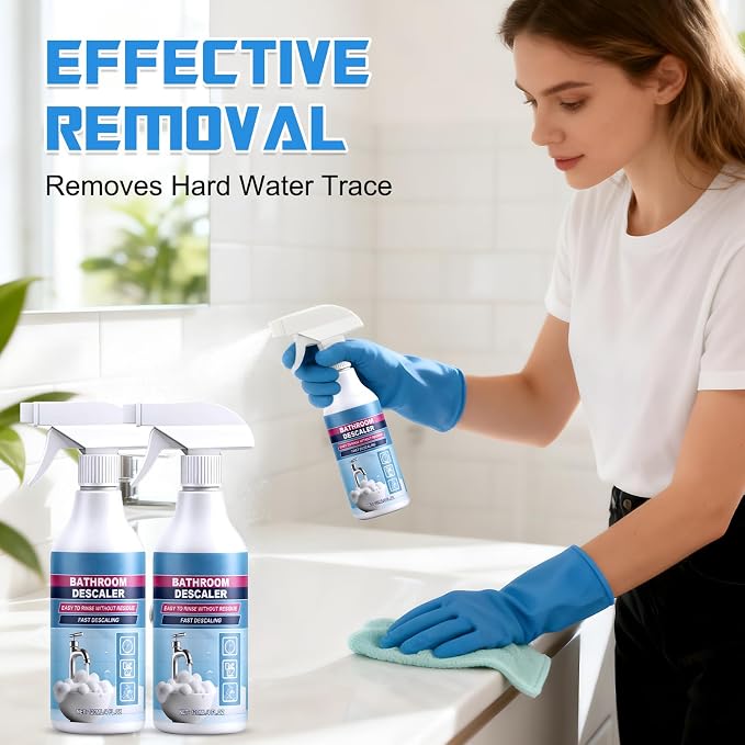 Bathroom Descaler Foam Cleaner, New Bathroom Descaler, Stubborn Stains Cleaner - Image 3