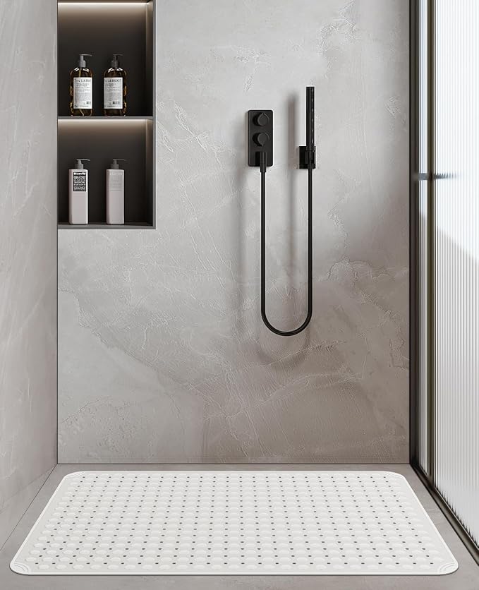 Yolife Extra Large TPE Shower Mat, 47.2" L x 31.5" W Anti Slip Bath Mat - Image 6
