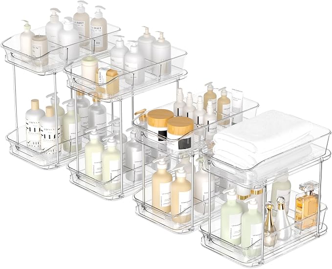 2 Tier Pull-Out Storage Organizer by INCOSTAR