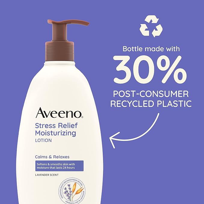 Aveeno Stress Relief Moisturizing Body Lotion - Image 4
