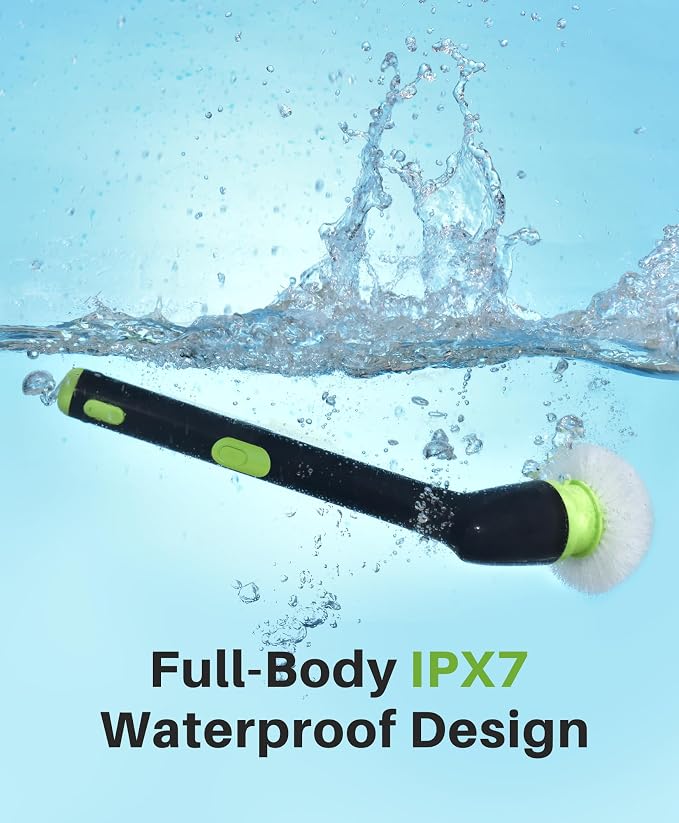 LyriFine Electric Spin Scrubber, 2024 New Full-Body IPX7 Waterproof Bathroom - Image 3