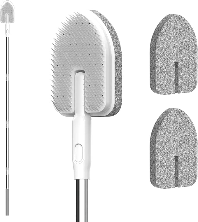 Tub Scrubber Cleaning Brush, Non-Scratch Shower Scrubber by EHOMGUI