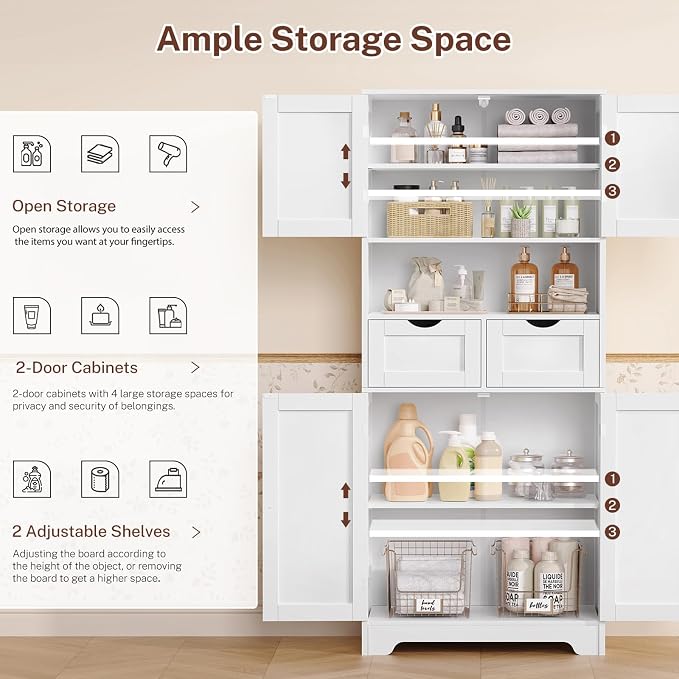 Iwell Tall Storage Cabinet - Image 3