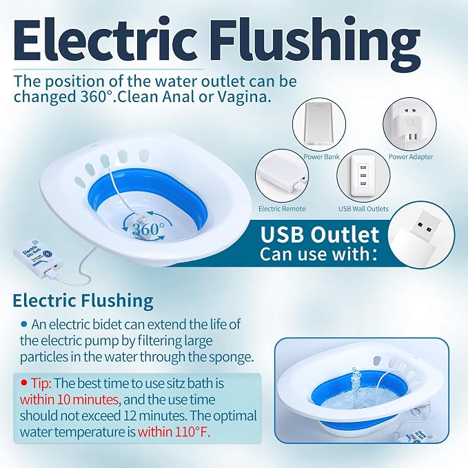 Electric Sitz Bath for Toilet Seat - Image 4