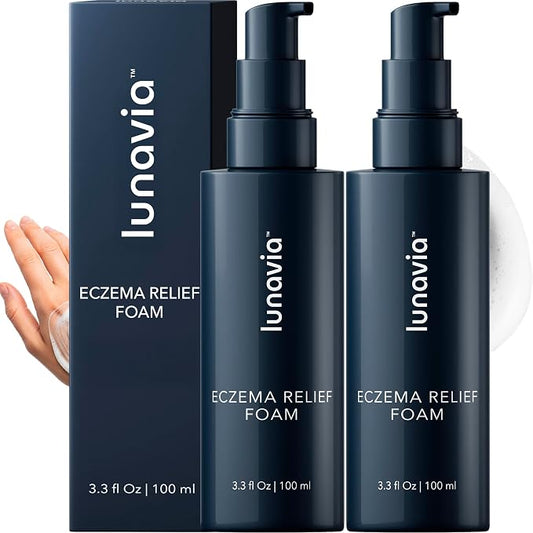 Eczema Relief Foam, Soothing Skin Protectant by Lunavia