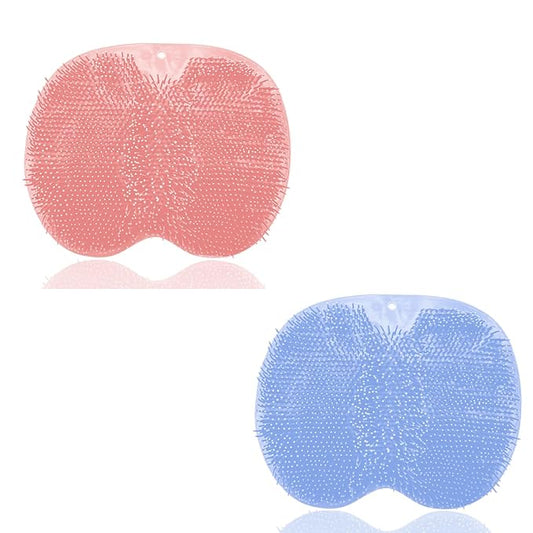 Shower Foot and Back Scrubber Mat, Wall Mounted Shower Foot Scrubber by EASKITE