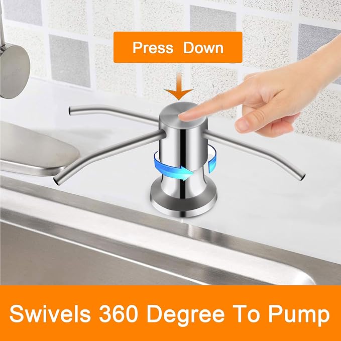 Sink Soap Dispenser, Kichen SoapDispenser, Under Sink Soap Dispenser Pump - Image 2