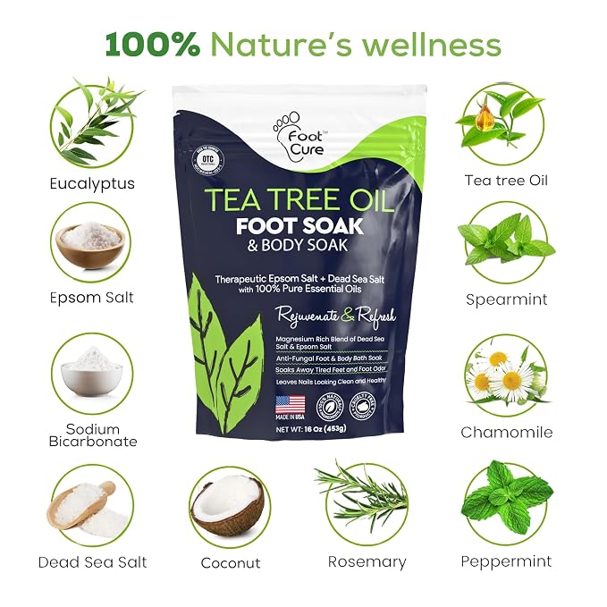 FOOT CURE Tea Tree Oil Foot Soak - Image 5