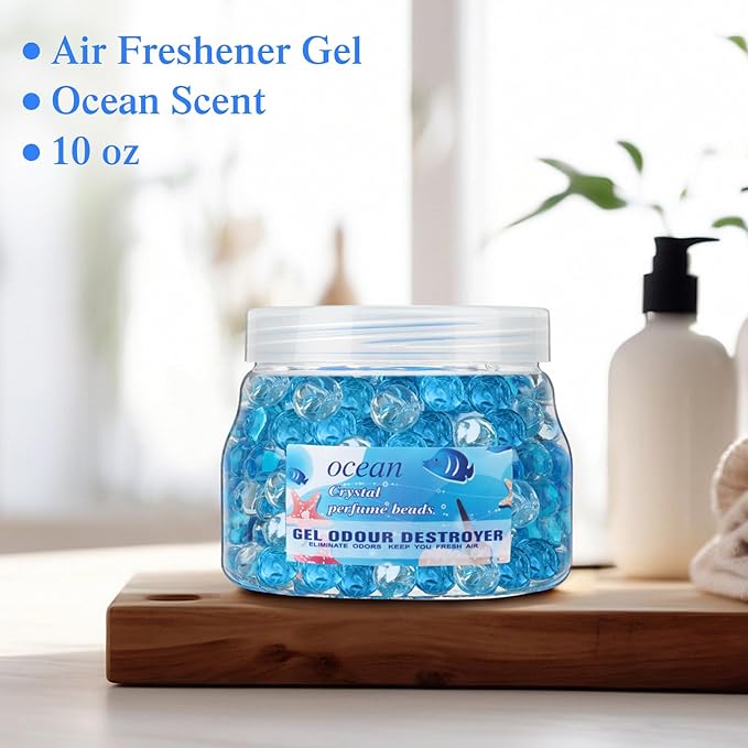 Timgle 12 Pack Odor Eliminator Gel Beads Bulk 10 Ounces Air Freshener Gel Beads - Image 3