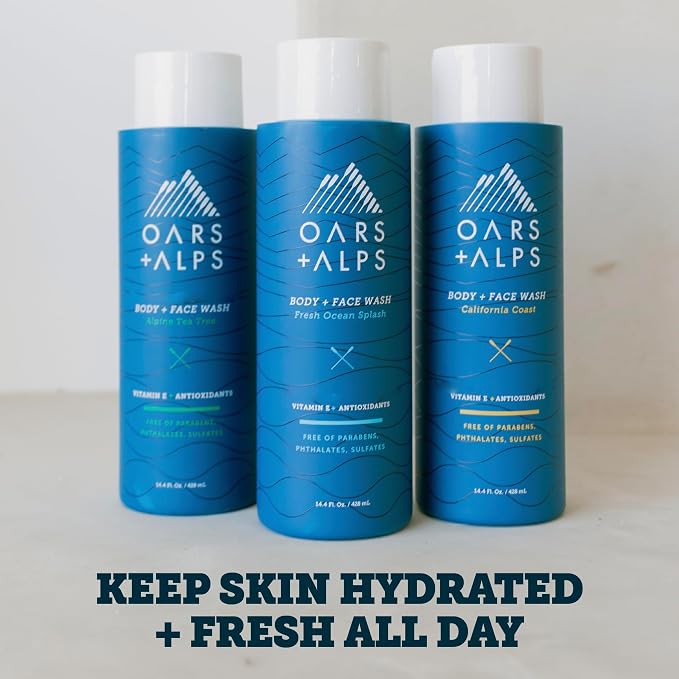 Oars + Alps Body Wash for Men, Mens Body Wash - Image 3