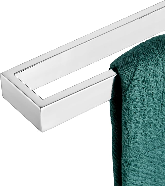 KOKOSIRI Towel Holder Chrome Bath Towel Bar Rack 24-Inch Kitchen Holder by KOKOSIRI