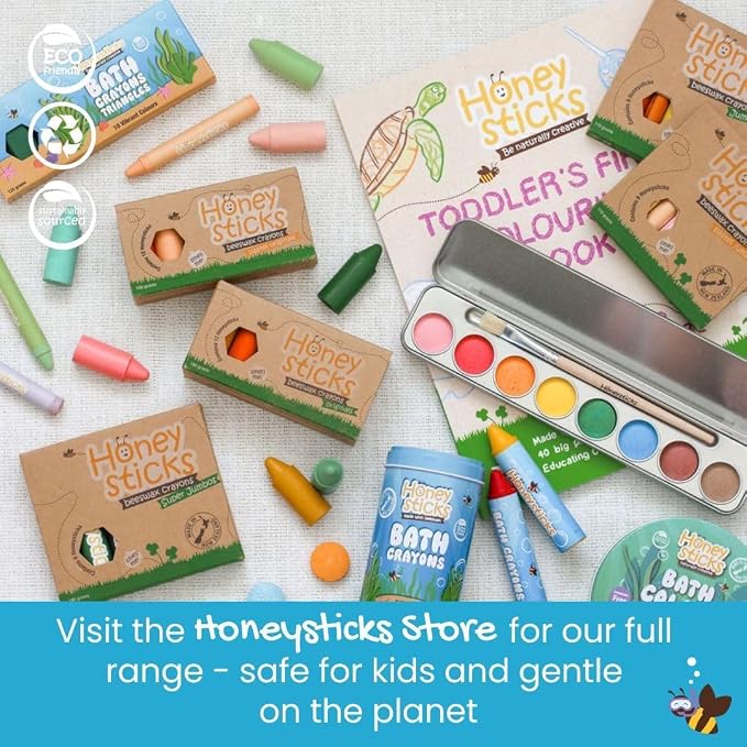 Honeysticks Super Jumbo Bath Crayons Non Toxic - Image 8