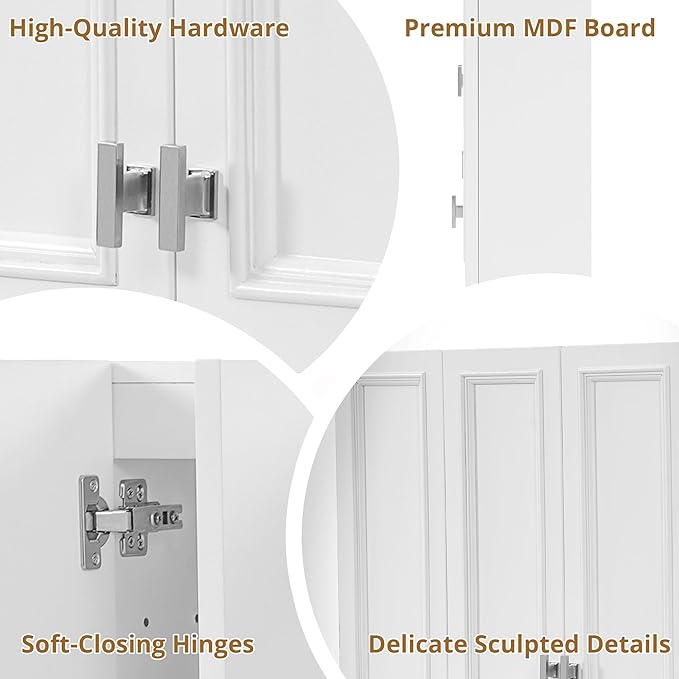 Bathroom Medicine Cabinet with Storage, Space Saver Over The Toilet - Image 5