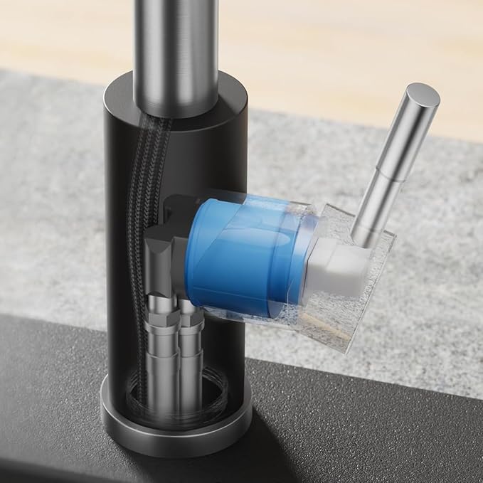 Smart Kitchen Faucet, 3 Modes Pull Down Sprayer, Touch On Sensor Activated - Image 9